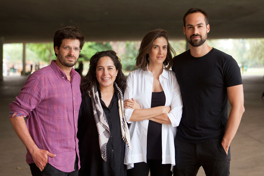 Marcelo Maia Rosa, Laura González Fierro, Sol Camacho and Gabriel Kozlowski, curators of Brazil’s official participation in the 16. MIA