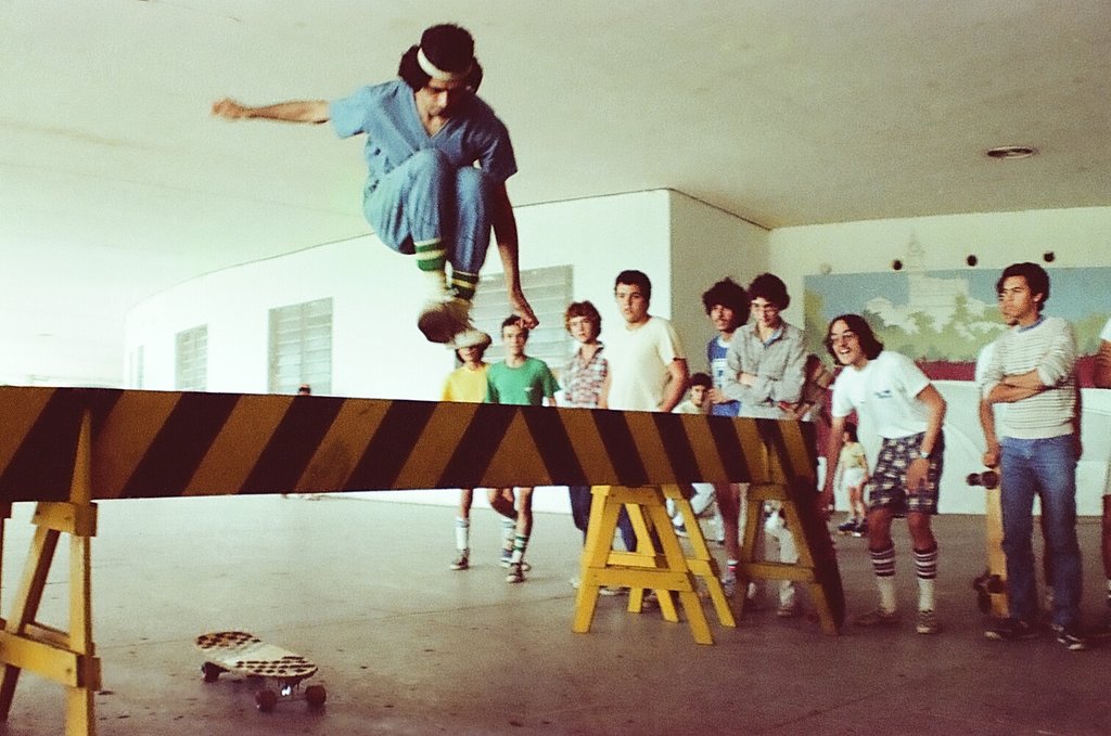 Skater Taitai, Marquise do Parque do Ibirapuera, 1982